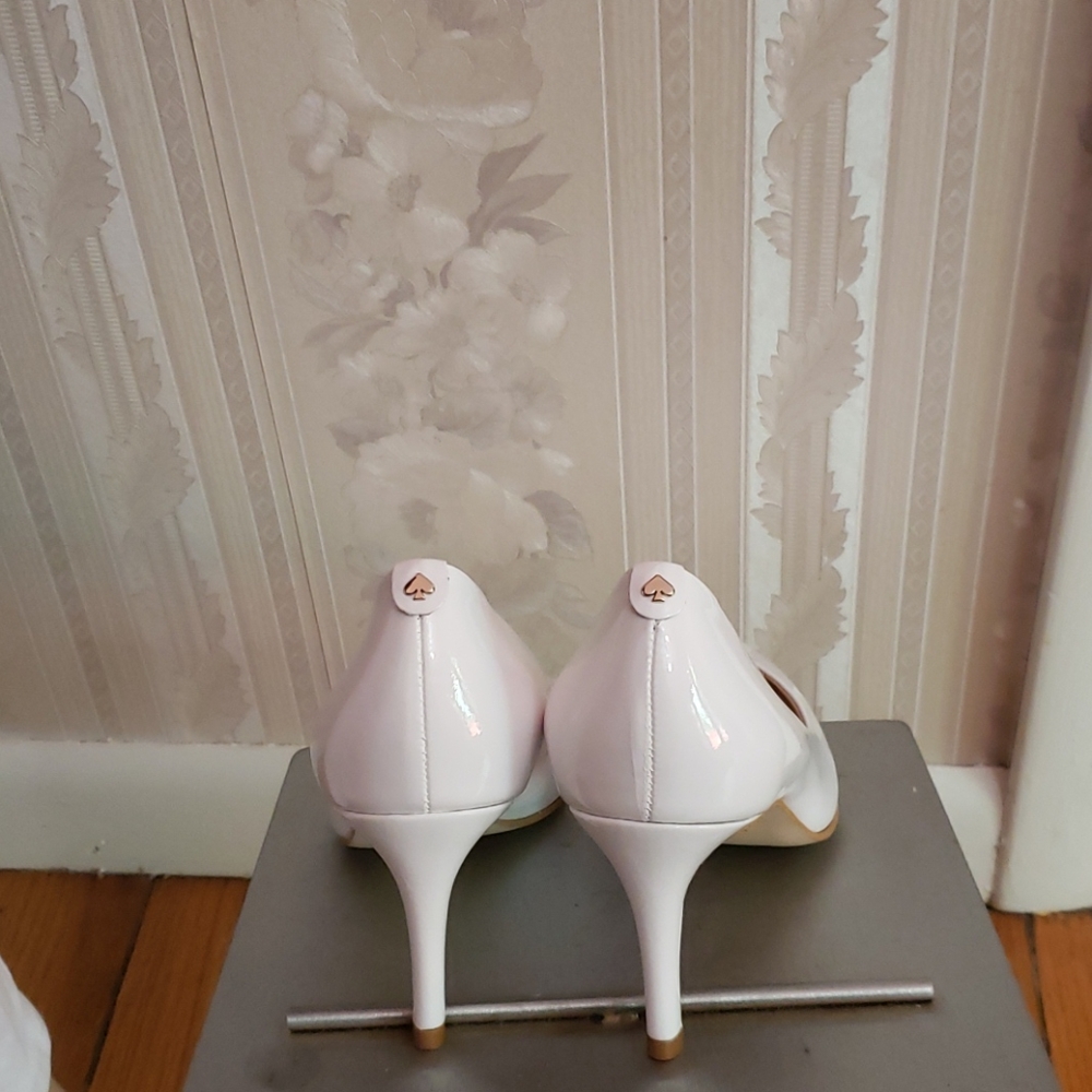 Kate Spade NY Vida White Heels, New - Picture 3 of 7